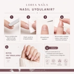 Deniz Yeşili Japon Balığı Temalı Badem El Yapımı Takma Tırnak XS